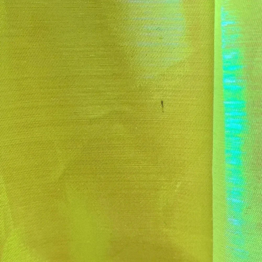 NEW Christopher John Rogers Target Neon Yellow Iridescent Belted Midi Dress XXS - Picture 9 of 15